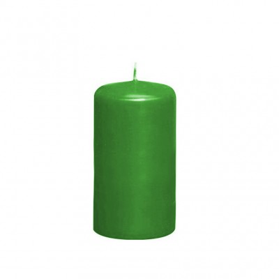 Žvakė cilindro formos 6x10cm žalia
