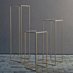 NUOMA: Kolonos - stovai auksiniai 30x30x70/90/120cm