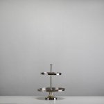 NUOMA: metalinis 2 aukštų padėklas - stovas 48cm