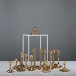 NUOMA: Žvakidės žalvarinės mažos mix