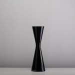 NUOMA: Vaza "smėlio laikrodis" 17-6645B juoda 60cm