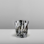 NUOMA: Vazelė-žvakidė 27-1061A balta-juoda