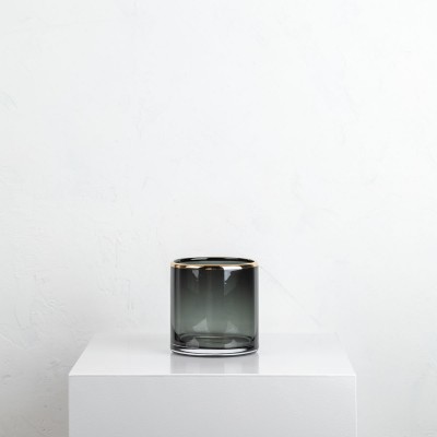 NUOMA: Vazelė-žvakidė 17-290 pilka su auksu