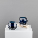 NUOMA: Vazelė-žvakidė 15-4188A mini nakties mėlyna