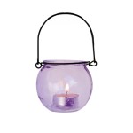 NUOMA: Žibintas SM004V arbatinei žvakutei violetinis