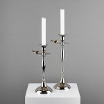 NUOMA: Žvakidės "Paukštelis" M-ISID-2 sidabrinės