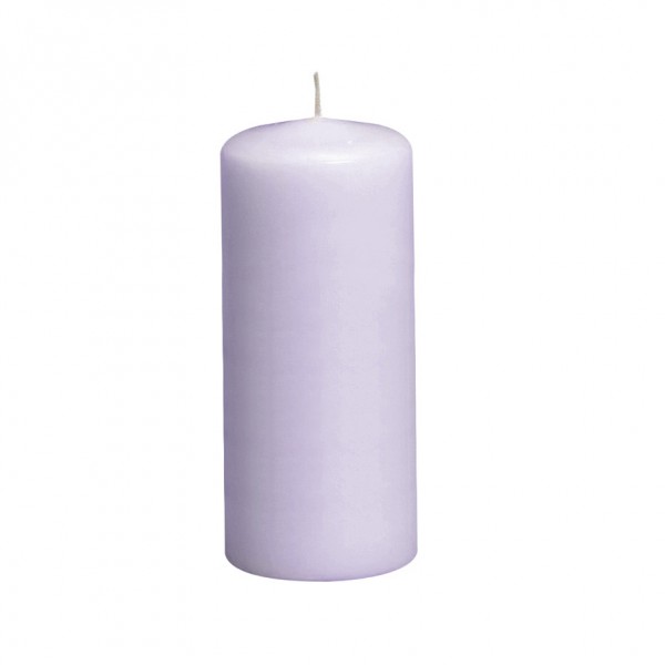 Žvakė cilindro formos 6x15cm alyvinė