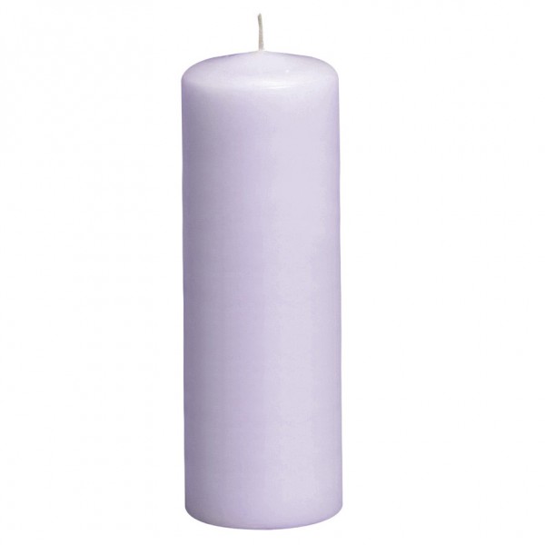 Žvakė cilindro formos 6x6cm bordo - lakuota