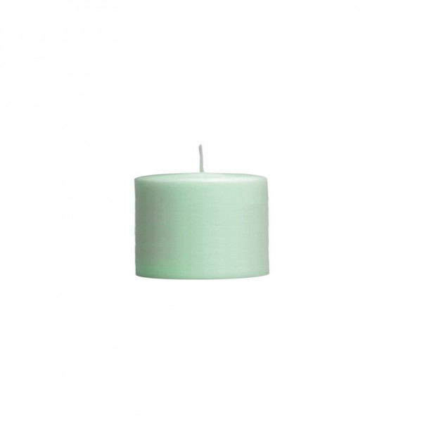 Žvakė cilindro formos 8x6cm mėtų žalia